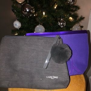 2 pack lancome makeup bags